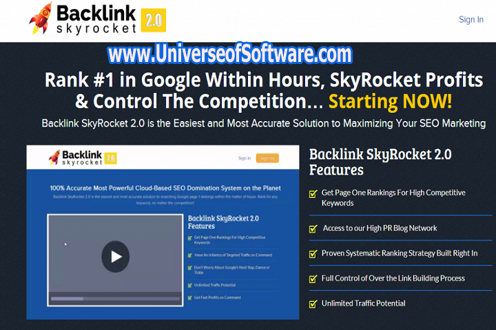 Backlink Skyrocket 1.5.3 Free Download