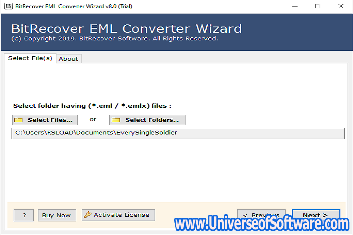 BitRecover EML Converter Wizard 9.7 Free Download