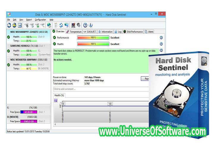 Hard Disk Sentinel Pro v6.01.4 Free Download