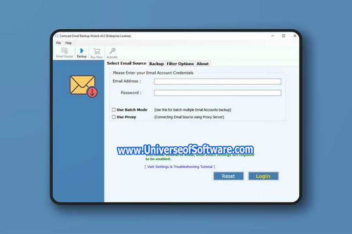 RecoveryTools Comcast Email Backup Wizard 6.1 Free Download