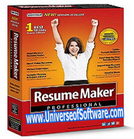 ResumeMaker Professional Deluxe v20.2.0.4025 Free Download