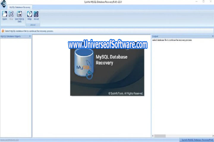 SysInfoTools MySQL Database Recovery 22.0 Free Download