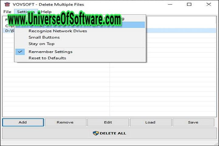 VovSoft Delete Multiple Files 1.6 with Patch