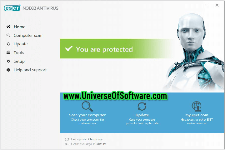 ESET NOD32 Antivirus For Windows with Key