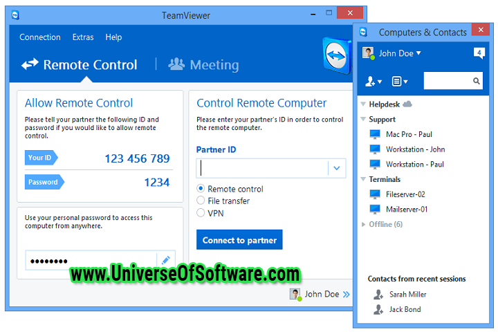 Team Viewer Setup with Patch