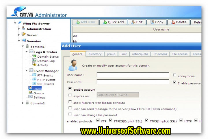 Wing FTP Server Corporate v7.1.3 Free Download