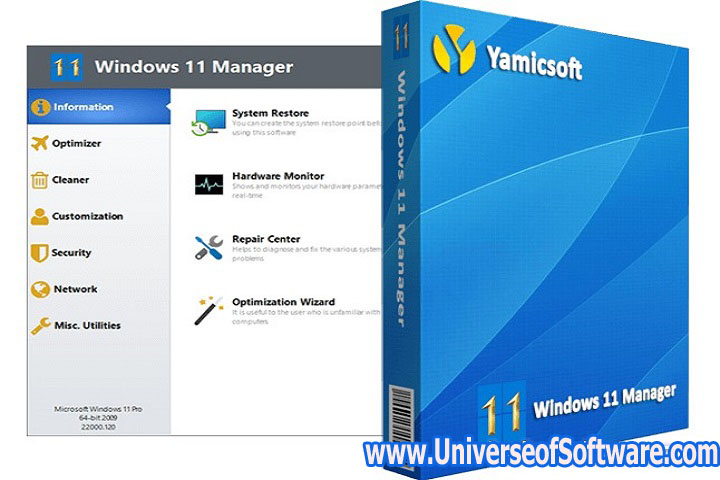Yamicsoft Windows 11 Manager 1.1.4 Free Download