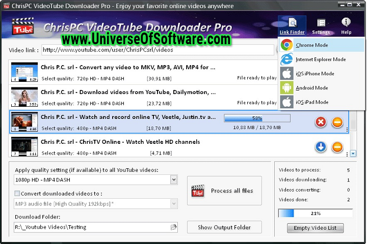 ChrisPC VideoTube Downloader