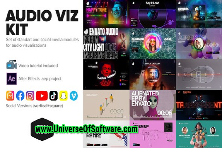 VideoHive Vinyl Record Music Visualizer 40425667 with Key
