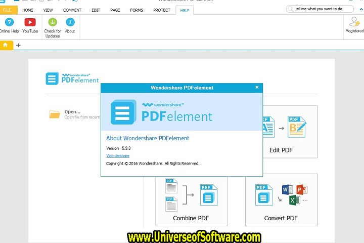 Wondershare PDFelement Professional 9.0.14.1861 Free Download