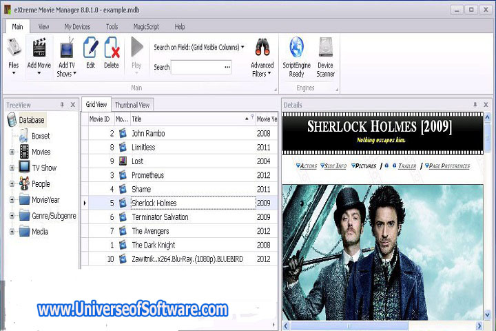 Extreme Movie Manager 8.2.8.0 Free Download