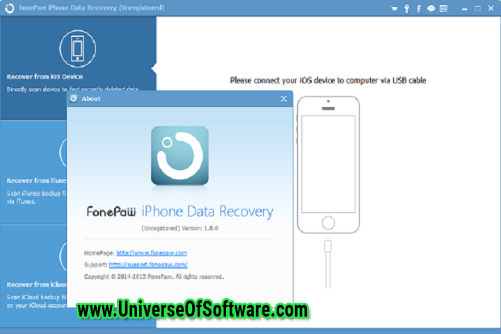 FonePaw iPhone Data Recovery 9.5 with Crack