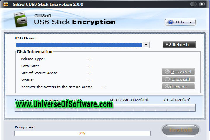GiliSoft USB Stick Encryption 12.1 with Crack