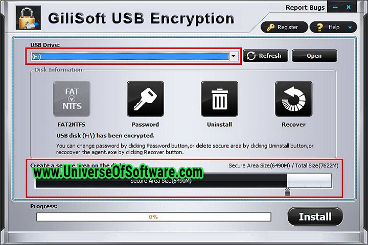 GiliSoft USB Stick Encryption 12.1 Full Version