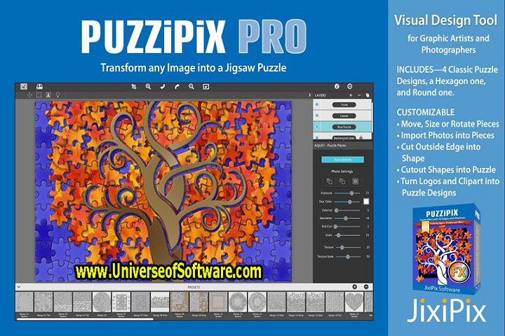 JixiPix PuzziPix Pro 1.0.16 Free Download