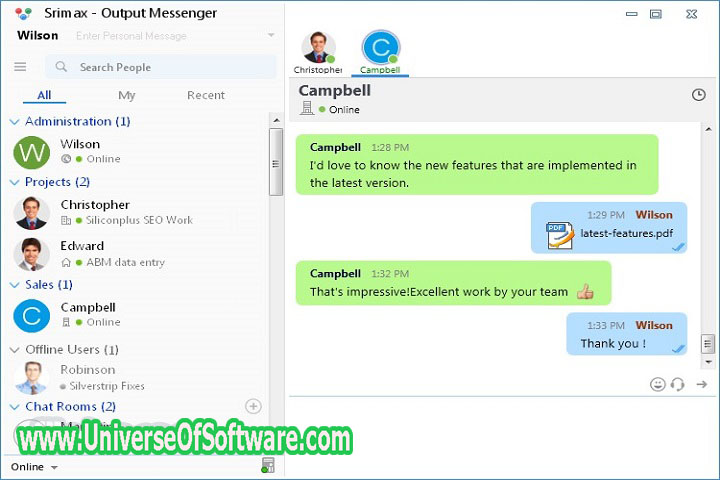 Output Messenger 2.0 Free Download