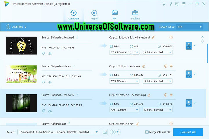 4Videosoft Video Converter Ultimate 7.2.22 Free Download