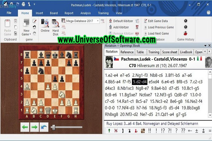 Chess Base 17.8 Multilingual with Key
