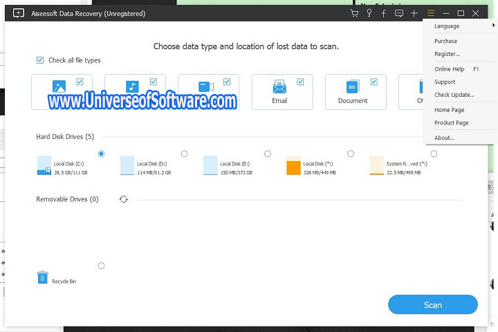 Aiseesoft Data Recovery 1.6.5 Free Download