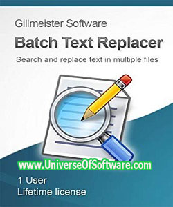 Gillmeister Batch Text Replacer v2.14.1 Free Download