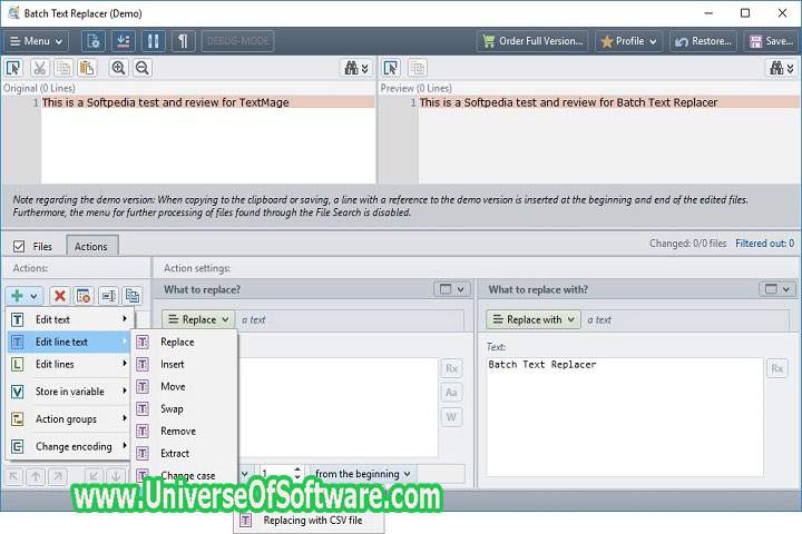 Gillmeister Batch Text Replacer v2.14.1 Free Download