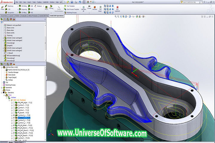 SolidCAM 2022 SP3 for SolidWorks Free Download