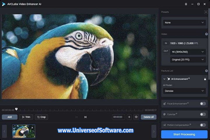 AVCLabs Video Enhancer AI 2.7 PC Software