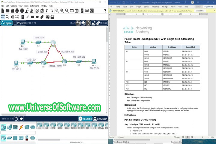 Cisco Packet Tracer 8.2.1 PC Software