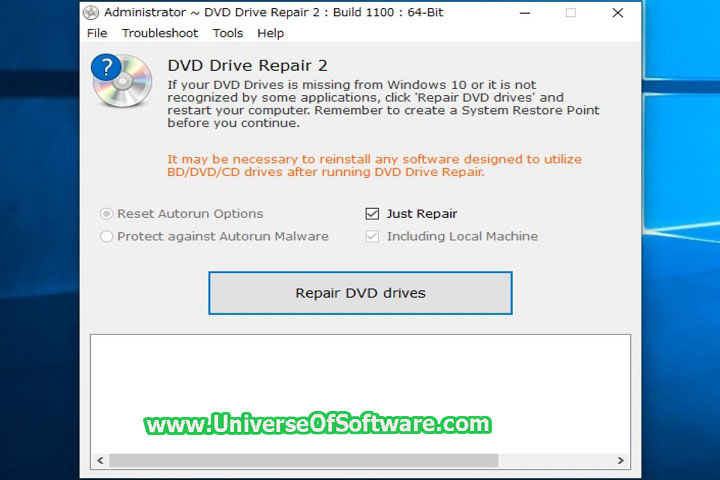 DVD Drive Repair 9.1.3.2031 PC Software