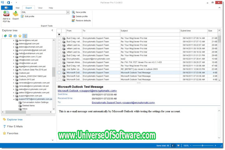 EMLViewer Pro 5.0 PC Software