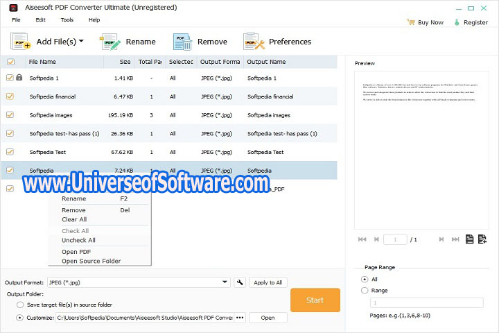 Aiseesoft PDF Converter Ultimate 3.3.58 PC Software