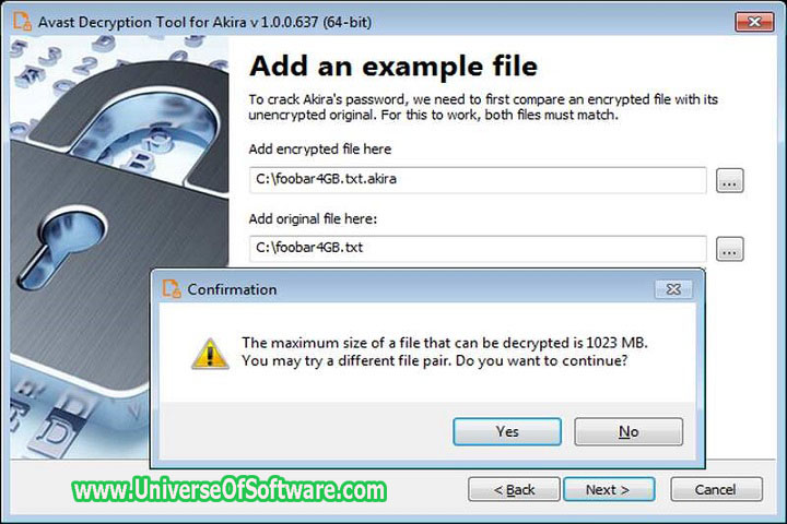 Avast Ransomware Decryption 1.0 PC Software