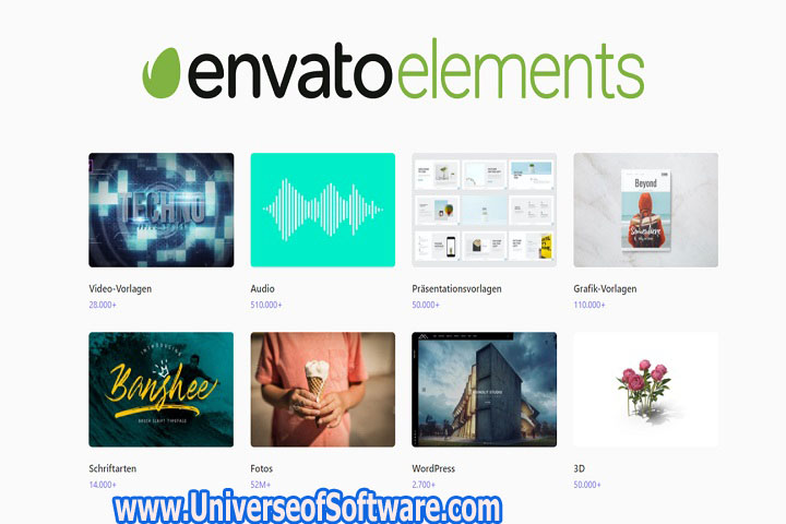 Envato Elements 45 PC Software