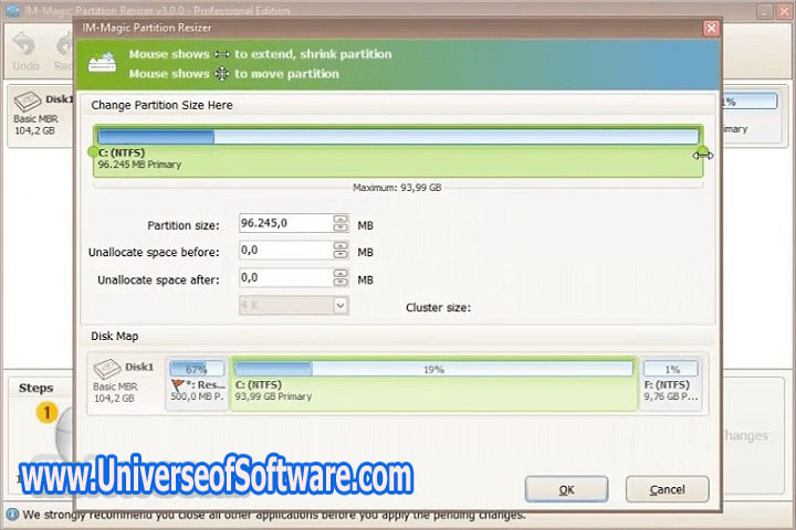 IM Magic Partition Resizer 6.4.0 PC Software with crack