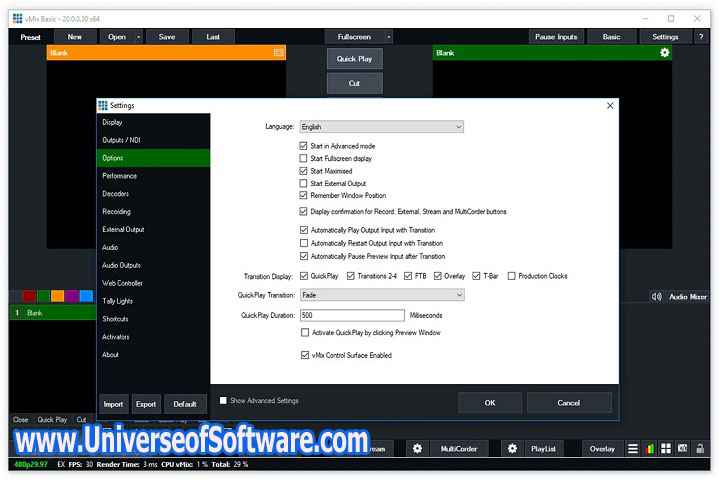 vMix Pro 26.0.0.40 PC Software with crack 