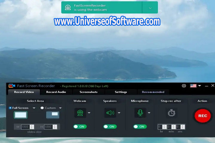 Fast Screen Recorder 1.0.0.33 PC Software with crack